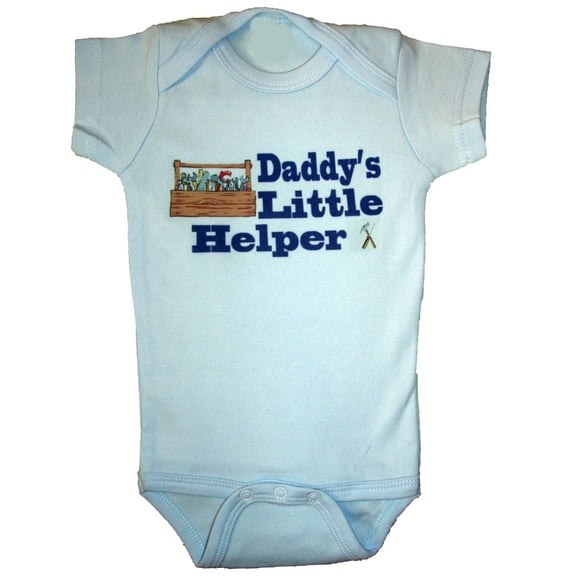Daddy's Little Helper (6-12 Months, Light Blue)