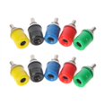 thumbnail image 1 of 10 Pcs 5 Colors 4mm Female Banana Plug Binding Post o Termin, 1 of 5