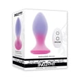 thumbnail image 2 of Evolved Paradise Rechargeable Silicone Vibrating Anal Plug, Pink/Purple, 2 of 6