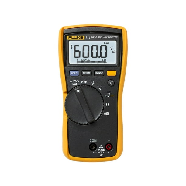 Multímetro Fluke 114 AutoVolt para electricistas, tensión CA/CC