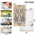 thumbnail image 3 of Wobogo Two Owls Sitting on Opposite Branches Face Towel Soft Breathable Cotton Towel Set for Bathroom Kitchen Hotel Spa Gift Decor, 3 of 7