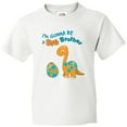 thumbnail image 3 of Inktastic I'm Gonna Be A Big Brother-dino Youth T-Shirt, 3 of 5