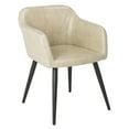 thumbnail image 4 of SAFAVIEH Adalena Midcentury Modern Accent Chair, Beige, 4 of 11