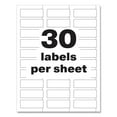 thumbnail image 6 of Permatrack Durable White Asset Tag Labels, Laser Printers, 0.75 X 2, White, 30/sheet, 8 Sheets/pack, 6 of 8