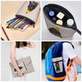 thumbnail image 4 of Lsque Dachshund Sitting in Bathtub Pattern Telescopic Pencil Bag Pen Holder Stationery Case, Stand-up Retractable Transformer Bag Organizer, 4 of 6