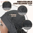 thumbnail image 3 of Phocas Curly Headband Wigs for Women,Synthetic Headband Wig Deep Curly Wave Half Wigs Glueless Short Natural Black 13Inch, 3 of 9