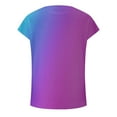 thumbnail image 5 of WEAIXIMIUNG Chemises à Manches Longues pour Femmes Paquet Haut d'Été pour Femmes Mode Décontracté Imprimé Ample Manches Courtes Roulées, 5 of 5