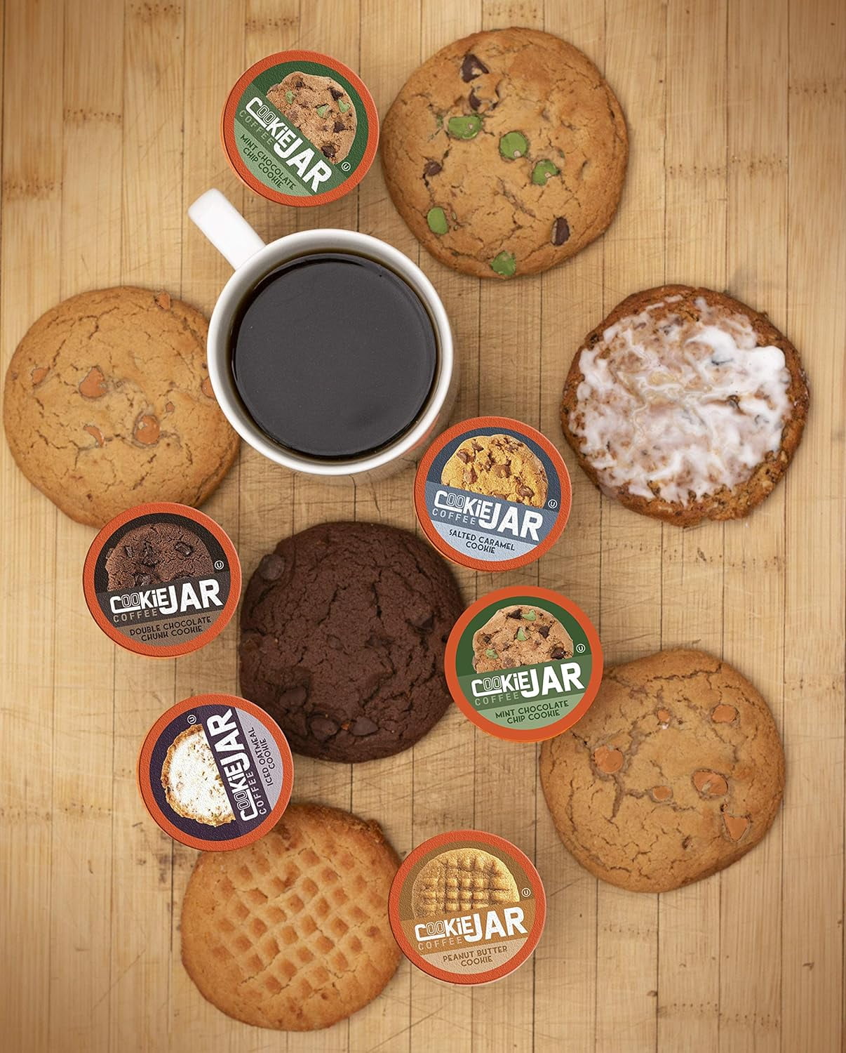 Cookie Jar Salted Caramel Flavored Coffee Pods for Keurig, 40 Ct