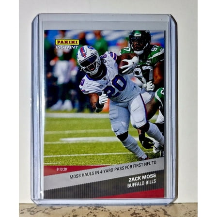 Zack Moss 2020 Panini NFL #13 Football Card Buffalo Bills 1 of 179