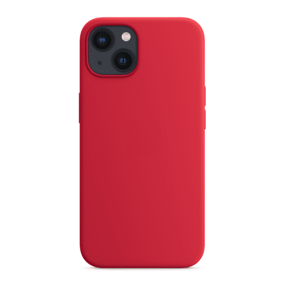 Silicon Protective Case for iPhone 13 Mini - RED
