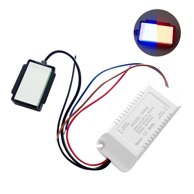 Interruptor de espejo de baño 300w para sensor táctil para faro de espejo de luz LED, lavanda Feliz Sencillez