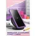 thumbnail image 5 of i-Blason Ares Series Case Designed for Galaxy S22 5G (2022 Release), Rugged Clear Bumper Case Without Built-in Screen Protector (Purple), 5 of 10