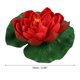 thumbnail image 4 of 1uds Artificial Flotante Loto Flor, Artificial Loto Flor para Jardín Estanques Piscina Decoración, Rojo, 3.9", 4 of 7