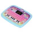 thumbnail image 1 of Kids Learning Tablet, Kids Talking Tablet ABS Battery Powered Interactive Question Early Education Piano Keyboard  For Travel Blue, 1 of 8