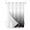 Black, variant on No Hook Shower Curtains with Snap-in Liner Set, Black Geometric Waterproof Hotel Bathroom Shower Curtain, Modern White Stripe Abstract Distortion Art Mesh Top Window Bath Curtains 48''x72''
