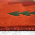 thumbnail image 3 of Rust,Green, Ivory and Multi Modern Contemporary Cabin Area Rug, 3 of 4