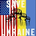 thumbnail image 3 of CafePress - Save Ukraine Stop War T Shirt - Women's V-Neck Dark T-Shirt, 3 of 4