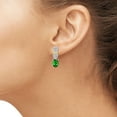 thumbnail image 6 of 12 1/3 Carat T.G.W. Chrome Diopside And White Diamond Accent Two Tone Sterling Silver 4-Piece Jewelry set, 6 of 9