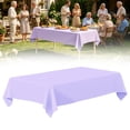 thumbnail image 2 of Plastic Tablecloth 54 X 108 Inch Disposable Table Cloth For 6FT Rectangle Tables Leakproof Sturdy Thick Table Cover For Picnic And Wedding, 2 of 9