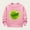 Pink, variant on Unisex Kids Fleece Crewneck Sweatshirt Cute Apple Printed Thermal Top Soft Comfortable Mid-Weight Long Sleeve Pullover Yellow 9-10 Years