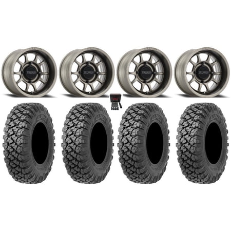 Method 409 15 Wheels Grey (5+2) 32 Alpha Tires Polaris RZR XP 1000 / PRO XP / Ranger XP 900/1000