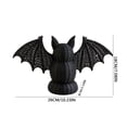 thumbnail image 2 of Woven Bat Candle Holder Halloween Home Decor Tabletop Centerpiece Decorative Ornament for Seasonal Party Indoor Atmospheric Lighting, 1Pack Bat Candle Holder #A, 2 of 7