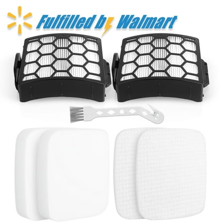 UV850 UV900 Replacement Filters for Shark Performance Lift Away UV850 UV900 DuoClean Upright Vacuum, 2 HEPA Filters and 2 Foam & 2 Felt Filters, Replace Part #XHF320 & XFFK602UKT