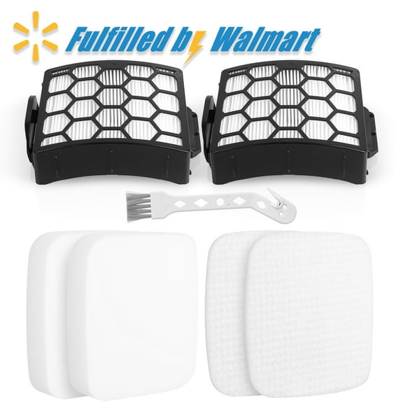 UV850 UV900 Replacement Filters for Shark Performance Lift Away UV850 UV900 DuoClean Upright Vacuum, 2 HEPA Filters and 2 Foam & 2 Felt Filters, Replace Part #XHF320 & XFFK602UKT