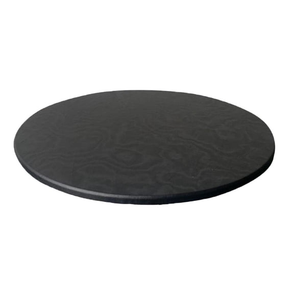 kowaku Round Table Cloth Table Cover Circular Table Cover Water-Proof Polyester Tablecloth for Buffet Table, Parties, Holiday Dinner - Black