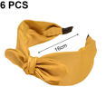 thumbnail image 2 of Diademas con lazo anudado para mujer, diadema con nudo a la moda, diadema con orejas de conejo, diademas anchas, diadema elástica, 2 of 5