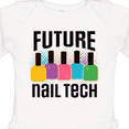 thumbnail image 4 of Inktastic Future Nail Tech Girls Long Sleeve Baby Bodysuit, 4 of 5