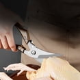 thumbnail image 4 of Ovzne Heavy Duty Stainless Steel BoneCut Scissors Chicken Scissors Kitchen Scissors Multi-function Fish Chicken Scissors On Clearance, 4 of 8