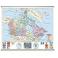 thumbnail image 1 of Universal Map 28483 Canada Map-Roller Politique Essentiel, 1 of 1