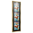 thumbnail image 2 of Comic Book Frame Wall Display with Mat for 3 Current Era Comics Published After 1985 - Bronze Comic Frame for 6.875x10.5 Comics, 2 of 5