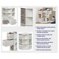 thumbnail image 4 of Badger Basket Corner Cubby Storage Unit with Four Reversible Baskets 9.8 Cu ft. - White, 4 of 8