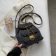 thumbnail image 1 of Mochila de mezclilla con correas de cadena para estudiante, minicámara de doble capa con borla de rombos, bolso escolar a la moda, novedad de 2023 Fivean unisex, 1 of 2