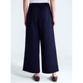 thumbnail image 4 of Free Assembly Women's High Rise Cropped Wide Leg Trousers with Patch Pockets, 24" Inseam, Sizes 0-16, 4 of 6