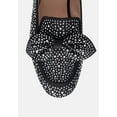 thumbnail image 4 of Dewdrops Embellished Casual Bow Loafers, 4 of 9