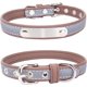 thumbnail image 2 of Collar para Perros con Nombre Collares para Perros de Cuero Collar para Perros Reflectante Personalizado con Nombre y número de teléfono Adecuado para Perros Grandes, medianos y pequeños S MODOU, 2 of 5