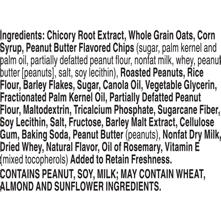 Fiber One Chewy Oats & Peanut Butter Bars, 14.1 oz, 5pk