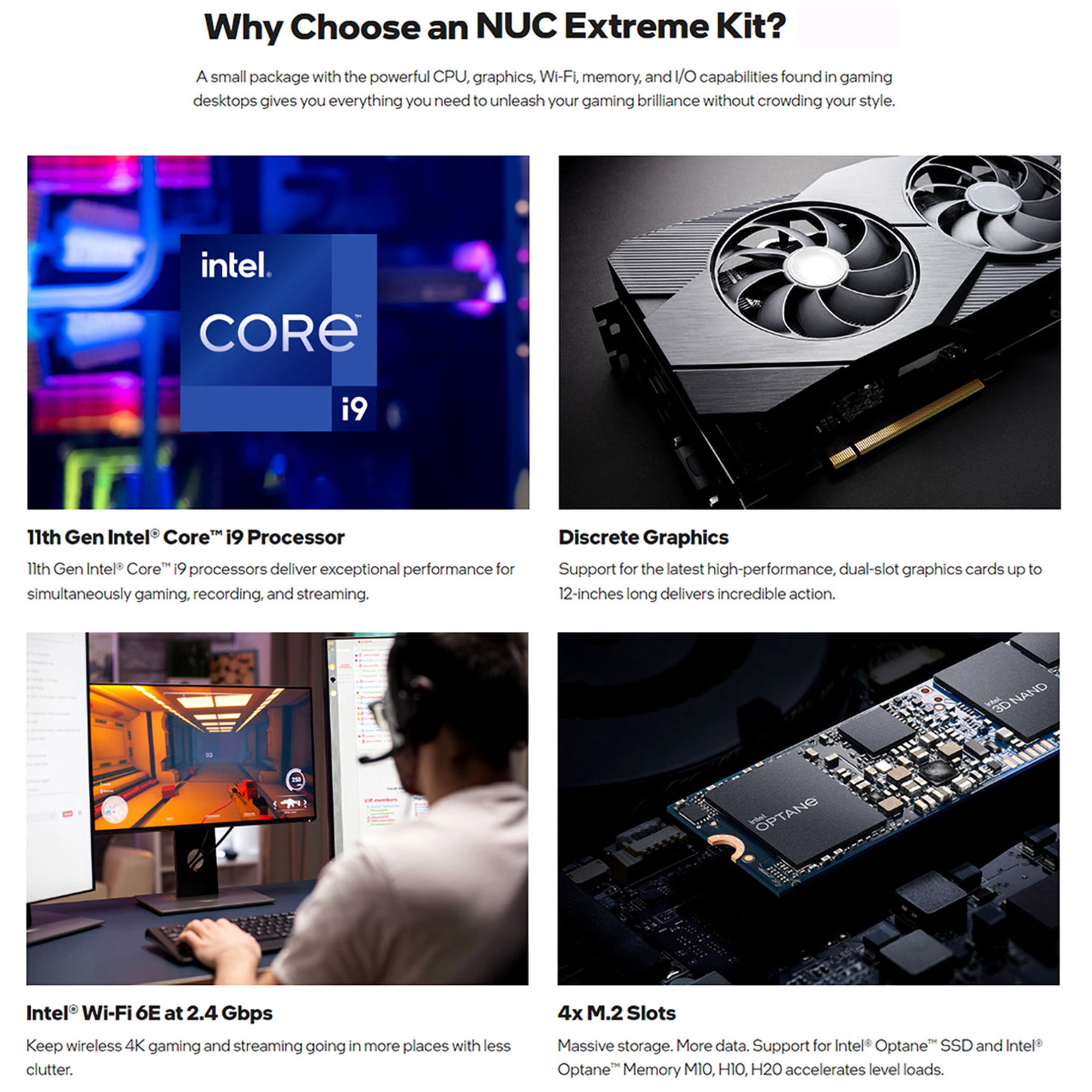 BRE NUC BTMi9 Business Mini Desktop Computer, Intel Core i9-11900KB, 8-Core 4.9GHz, 0GB SSD, Barebone