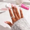 thumbnail image 5 of KISS imPRESS Design Valentine's Day Press on Nails, Still the One, Pink, Medium Almond, 30 Count, 5 of 13