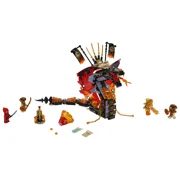 LEGO NINJAGO Fire Fang 70674 Snake Action Building Toy for Kids with Ninja Minifigures (463 pieces)