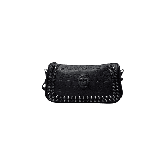 Bolso De Hombro Con Asa De Calavera Punk Cool Para Mujer