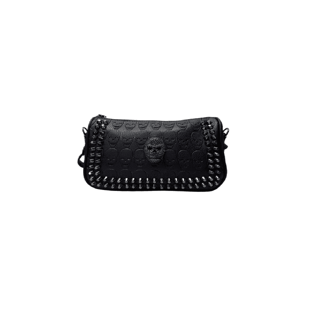 Bolso De Hombro Con Asa De Calavera Punk Cool Para Mujer