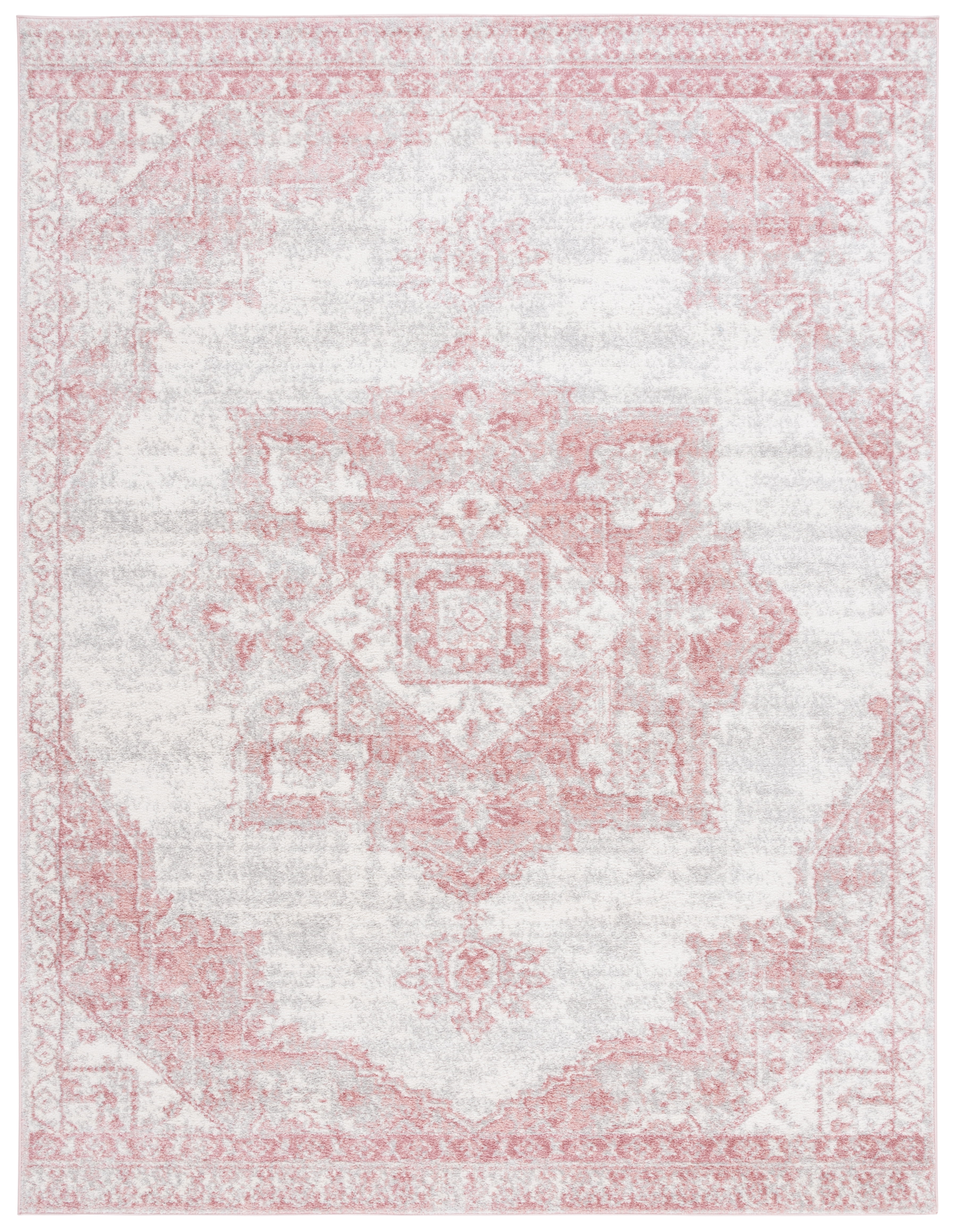 Safavieh Layla Yorick Oriental Area Rug, Ivory Gray/Pink, 10' x 14'