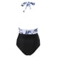 thumbnail image 5 of MKLEKYY Trajes De Baño Mujer Curvy Women'S Swimsuits Tummy High Waisted Bathing Suit Wrap Tie Back Monokini Frontcross Swimwear 1 Piece Swimsuit 179, 5 of 5