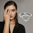 thumbnail image 1 of mtvxesu Rings Contracted Personality Exquisite Slender Letter Main Small Fresh Women Sale, 1 of 5