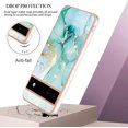 thumbnail image 5 of Compatible with Google Pixel 6A Case Marble Silicone Pink, Google Pixel 6A Case Silicone Shockproof Thin Phone Case Anti-Fingerprint Cover (Green), 5 of 13