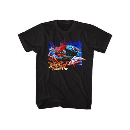 Street Fighter Video Martial Arts Arcade Game Alley Adult T-Shirt